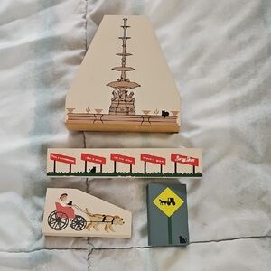 Vintage 90's The Cat's Meow Village Collectibles Lot